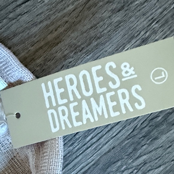 Dreamers Light Brown and White Striped Button Down Shirt - Picture 8 of 9